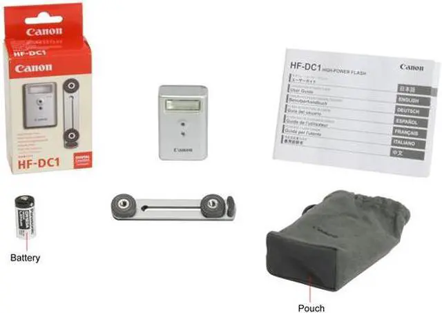 Alt view image 7 of 7 - Canon HF-DC1 High-Power Wireless Flash for Powershot Digital Cameras