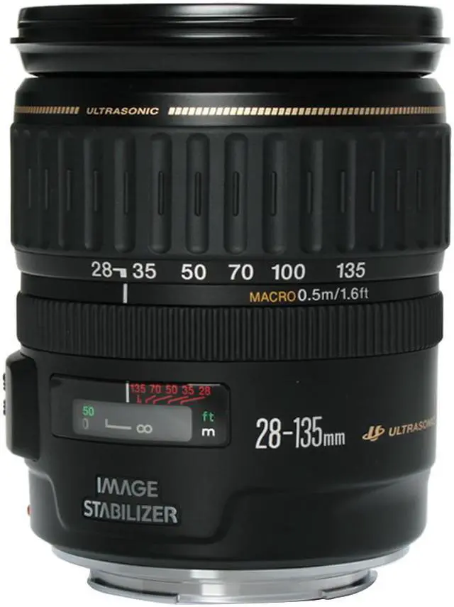 Alt view image 9 of 11 - Canon 2562A002 SLR Lenses EF 28-135mm f/3.5-5.6 IS USM Standard Zoom Lens Black