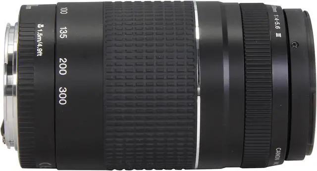 Alt view image 5 of 6 - Canon EF 75-300mm f/4-5.6 III Telephoto Zoom Lens