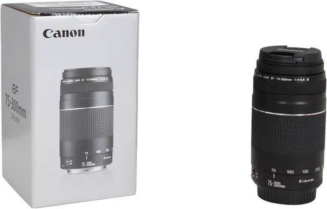 Alt view image 6 of 6 - Canon EF 75-300mm f/4-5.6 III Telephoto Zoom Lens