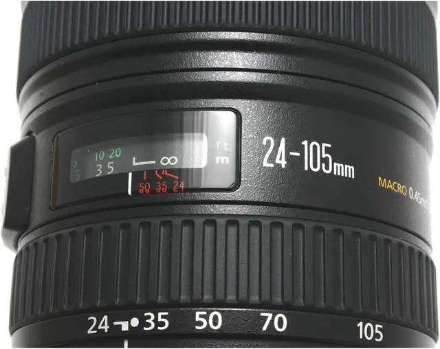 Alt view image 5 of 10 - Canon EF 24-105mm f/4L IS USM SLR Lenses Standard Zoom Lens Black