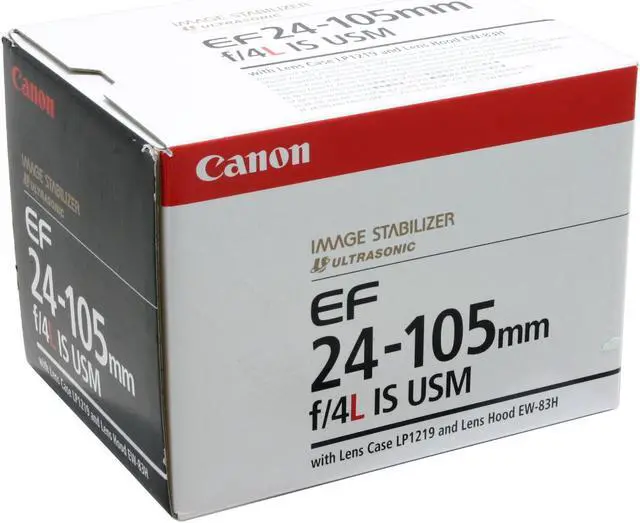 Alt view image 10 of 10 - Canon EF 24-105mm f/4L IS USM SLR Lenses Standard Zoom Lens Black