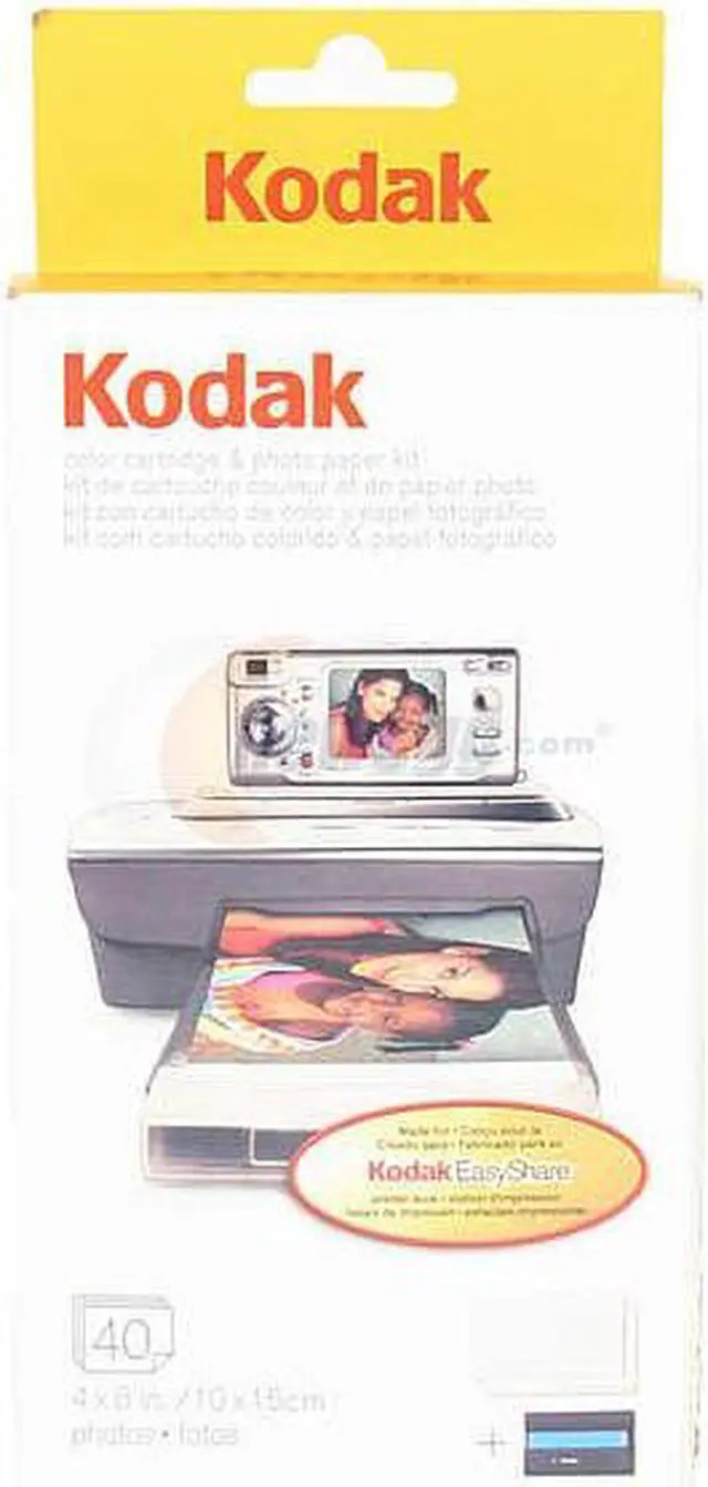 Alt view image 6 of 6 - Kodak PH-40 Color Cartridge & Photo Paper Kit
