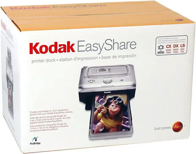 Alt view image 7 of 7 - Kodak 1547256 Digital Camera Printer Dock