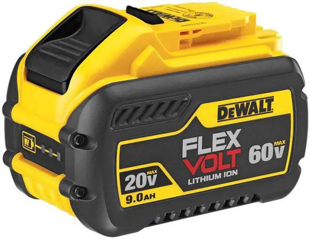 Alt view image 2 of 7 - Dewalt Flexvolt 20-Volt/60-Volt Lithium Ion 9.0 Ahr Battery Pack