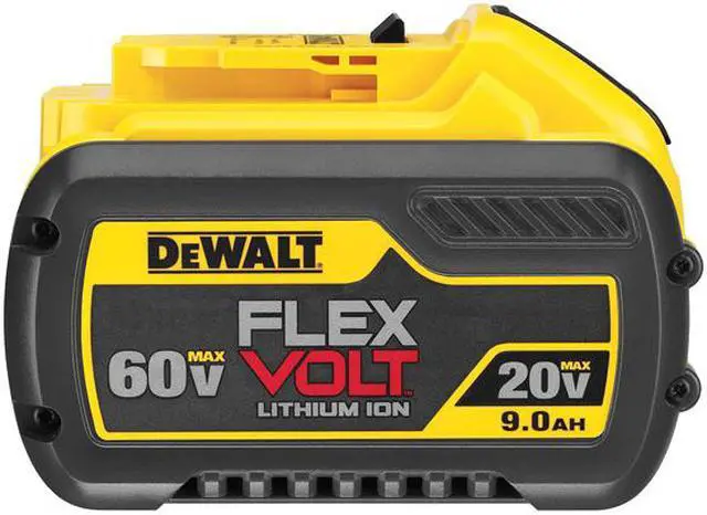 Alt view image 4 of 7 - Dewalt Flexvolt 20-Volt/60-Volt Lithium Ion 9.0 Ahr Battery Pack