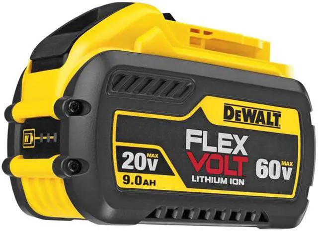 Alt view image 6 of 7 - Dewalt Flexvolt 20-Volt/60-Volt Lithium Ion 9.0 Ahr Battery Pack