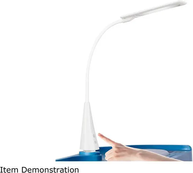 Alt view image 2 of 7 - SIMBR LED Desk Lamp for Kids Desk and Chair Set, Eye-Caring Table Lamps, 2 Lighting Modes with 3 Brightness Levels, Touch Control, 360°Swivel with Charging Cord