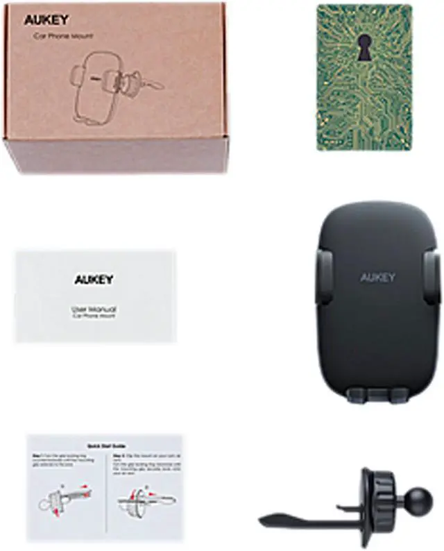 Alt view image 3 of 3 - AUKEY HDC58 | Car Phone Mount for Air Vent