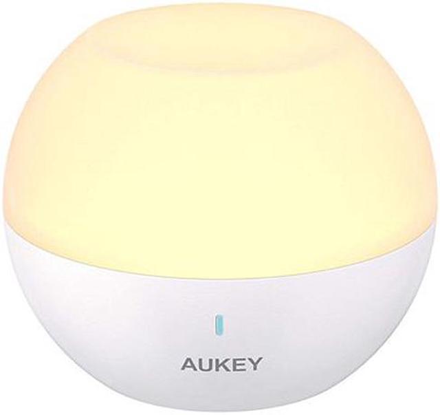 pedal nål tankevækkende AUKEY Night Light, Touch Rechargeable Bedside Lamp LED RGB Color - Changing Table  Lamp White - Newegg.com