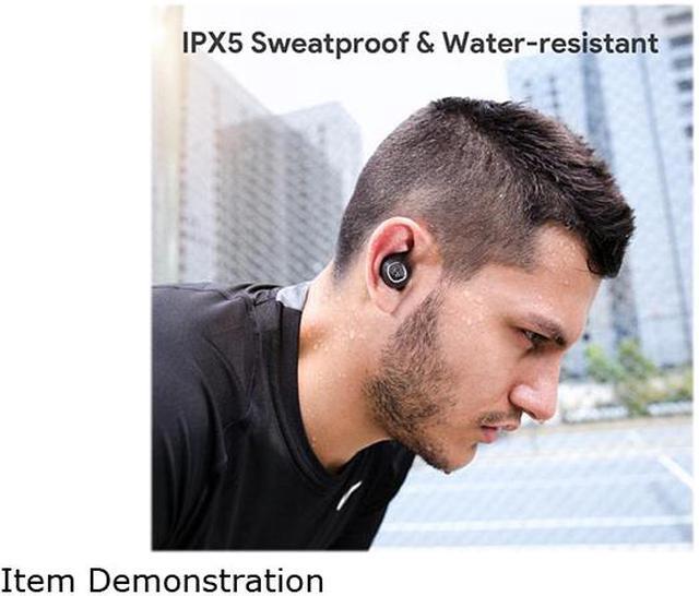 Alt view image 5 of 5 - Aukey EP-T10 True Wireless Earbuds with QI Wireless Rechargeable Case (Grey)
