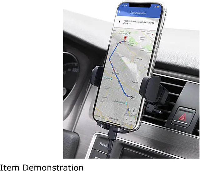 Alt view image 2 of 8 - AUKEY Car Mount Phone Holder Strong Suction Easy One Touch Lock/Release
