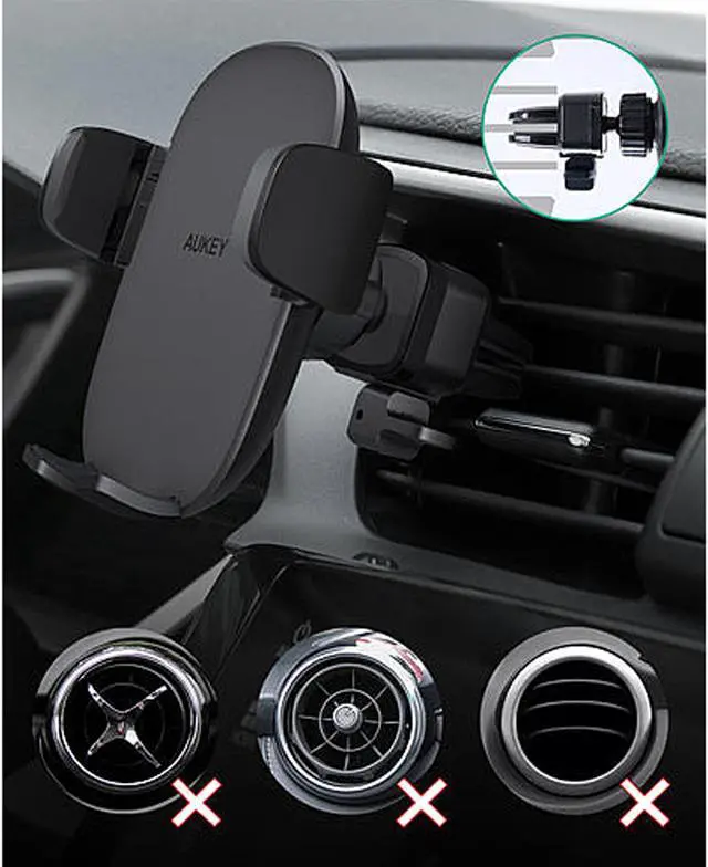 Alt view image 6 of 8 - AUKEY Car Mount Phone Holder Strong Suction Easy One Touch Lock/Release