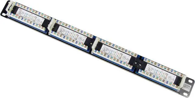 Alt view image 2 of 3 - TRENDnet TC-P24C5E 24-port Cat5/5e Unshielded Patch Panel