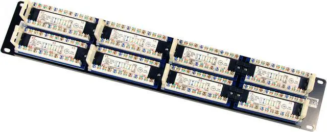 Alt view image 2 of 3 - TRENDnet TC-P48C5E 48-Port CAT 5e RJ-45 UTP 19" Rack Mount Patch Panels