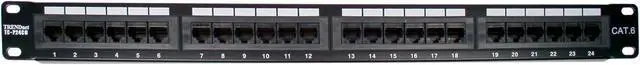 Alt view image 6 of 6 - TRENDnet 24-Port Cat6 Unshielded Rackmount Patch Panel, TC-P24C6