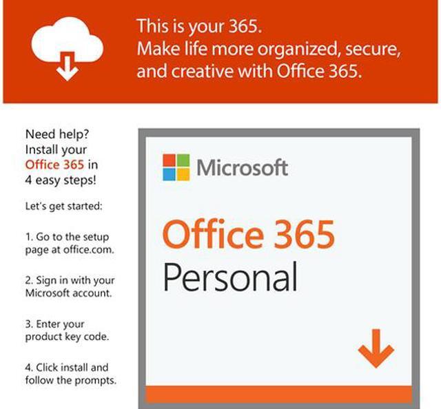 Alt view image 5 of 5 - Microsoft Office 365 Personal | 12-month subscription, 1 person, PC/Mac Key Card