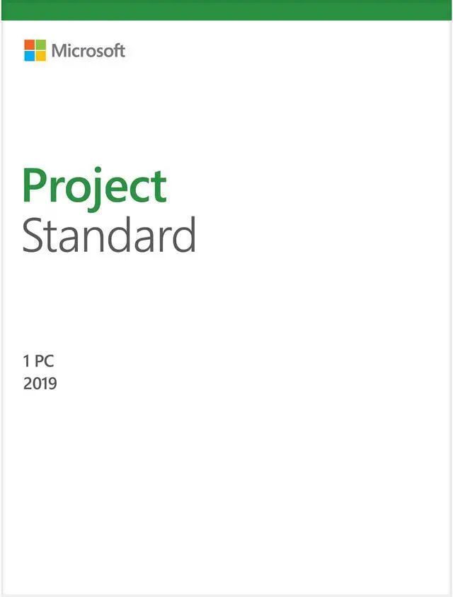 Main image of Microsoft Project Standard 2019 / Windows 10 Product Key Card - 1 PC