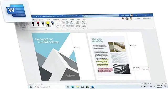 Alt view image 3 of 5 - Microsoft Office Home & Student 2019 | One time purchase, 1 device | Windows 10 PC/Mac Download