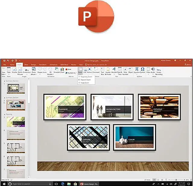 Alt view image 5 of 6 - Microsoft Office Home and Business 2019 - 1 Device, Windows 10 PC/Mac Download
