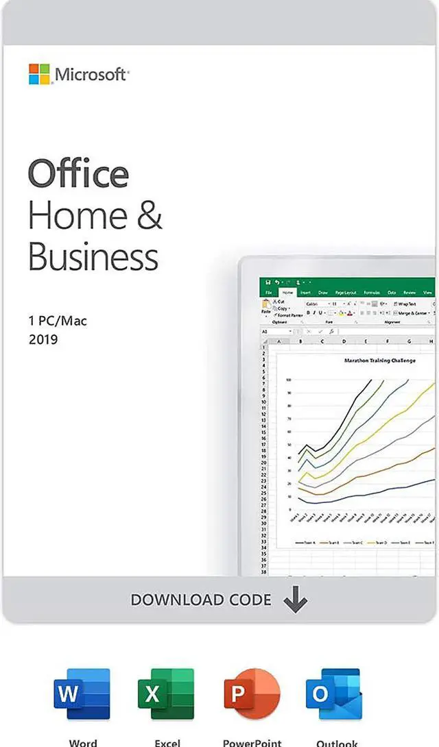 Main image of Microsoft Office Home and Business 2019 - 1 Device, Windows 10 PC/Mac Download