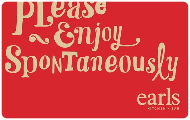 Main image of Earls Kitchen + Bar $5 Gift Card (Email Delivery)