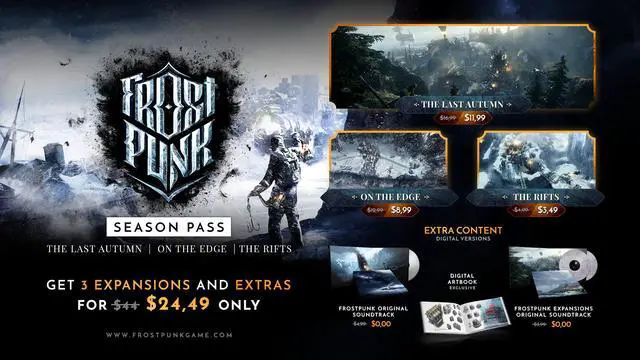 Alt view image 2 of 8 - Frostpunk: On The Edge - PC [Steam Online Game Code]