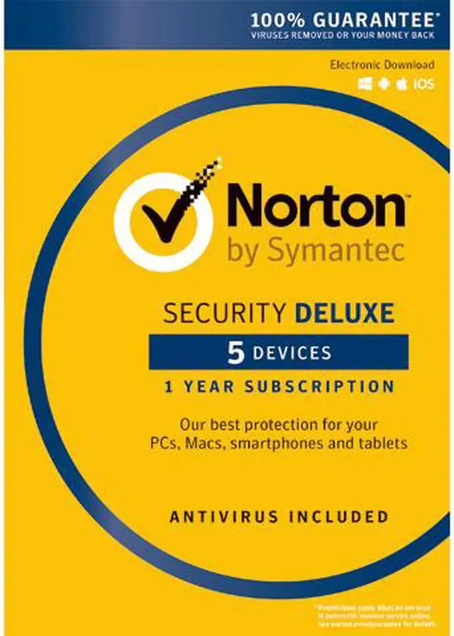 Main image of Symantec Norton Security Deluxe - 5 Devices