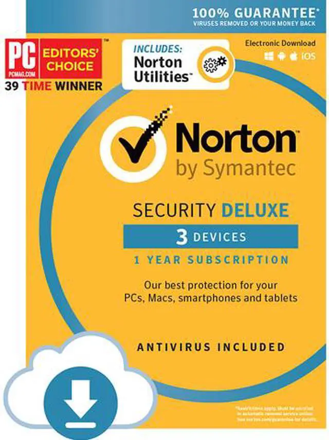 Main image of Symantec Norton Security - 3 Device + Utilities Bundle - Download