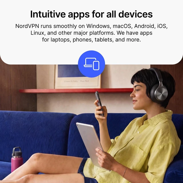 Alt view image 4 of 12 - NordVPN Standard, 10 Devices / 1 Year, Best VPN, Next-Gen Antivirus, Digital Code