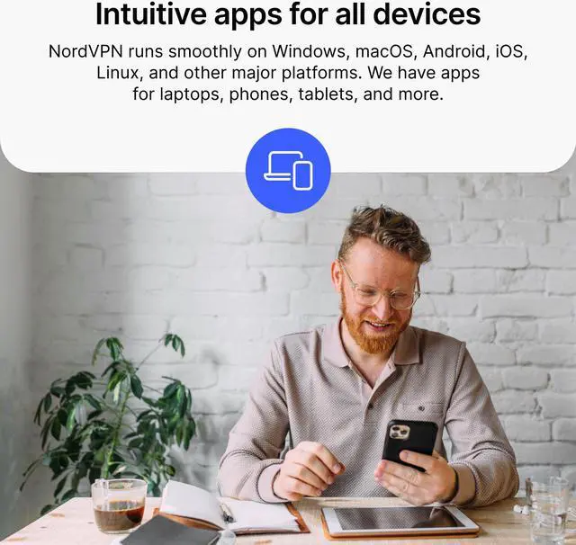 Alt view image 4 of 10 - NordVPN Standard - 1-Year VPN & Cybersecurity Software Subscription For 10 Devices