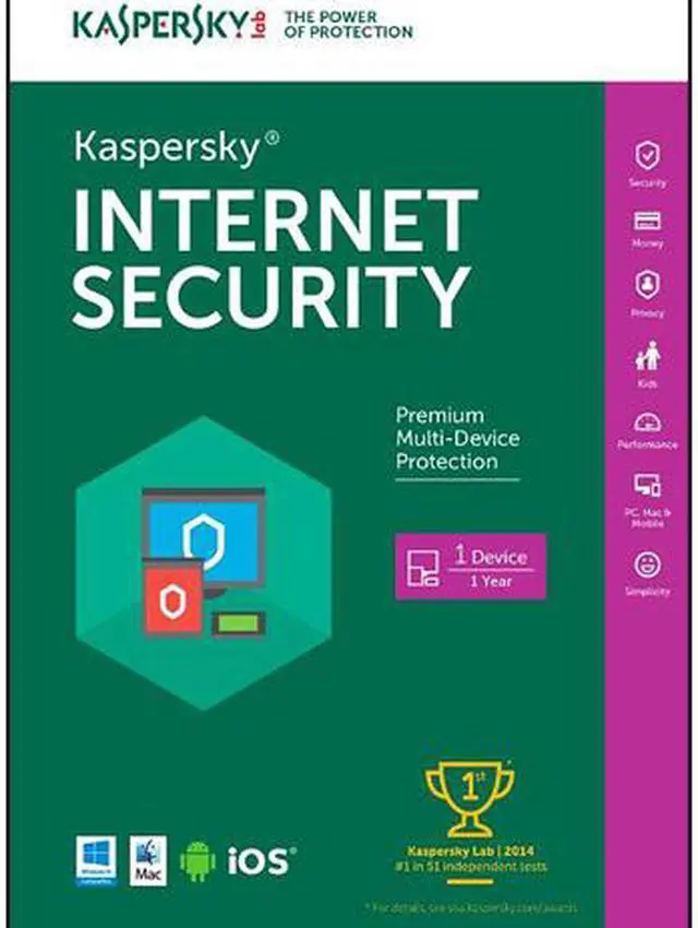 Main image of Kaspersky Internet Security 2016 - Key Card - 1 PC