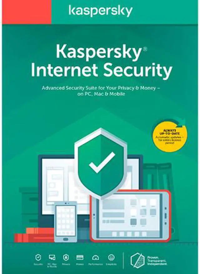 Main image of Kaspersky Internet Security 2020 - 1 PC / 1 Year (Key Card) - OEM