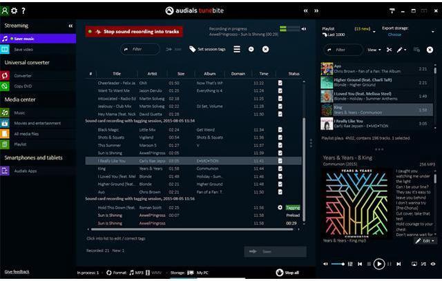 Alt view image 5 of 8 - Audials Tunebite 2016 Platinum - Download