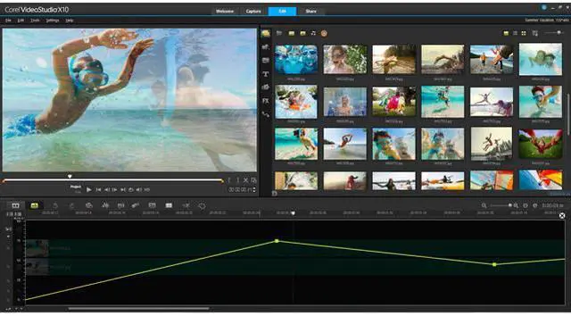 Alt view image 5 of 9 - Corel VideoStudio Ultimate X10 - Download