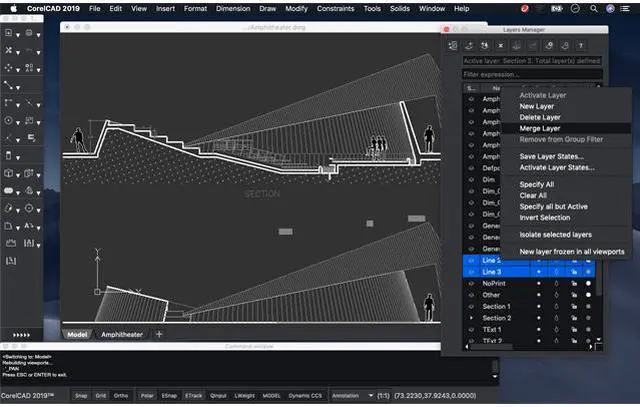 Alt view image 4 of 11 - Corel CorelCAD 2019 Education Version - Download