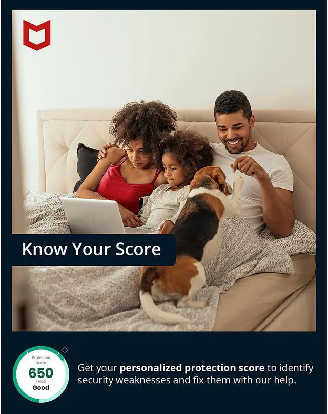 Alt view image 2 of 4 - McAfee Internet Security 2022 - 1 Year / 3 Devices - Download Code