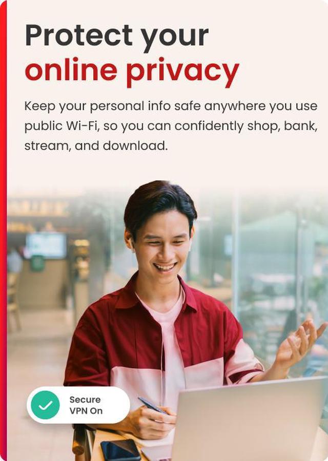Alt view image 5 of 8 - McAfee Total Protection  (Windows, macOS, Android, iOS, ChromeOS) 2025 | 5 Device | Includes Antivirus, Scam Protection, Secure VPN | 1-Year Subscription with Auto-Renewal | Digital Download