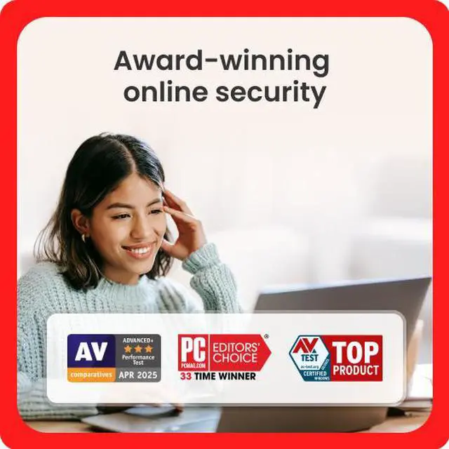 Alt view image 5 of 6 - McAfee Total Protection  (Windows, macOS, Android, iOS, ChromeOS) 2025 | 3 Device | Includes Antivirus, Scam Protection, Secure VPN | 1-Year Subscription with Auto-Renewal | Digital Download