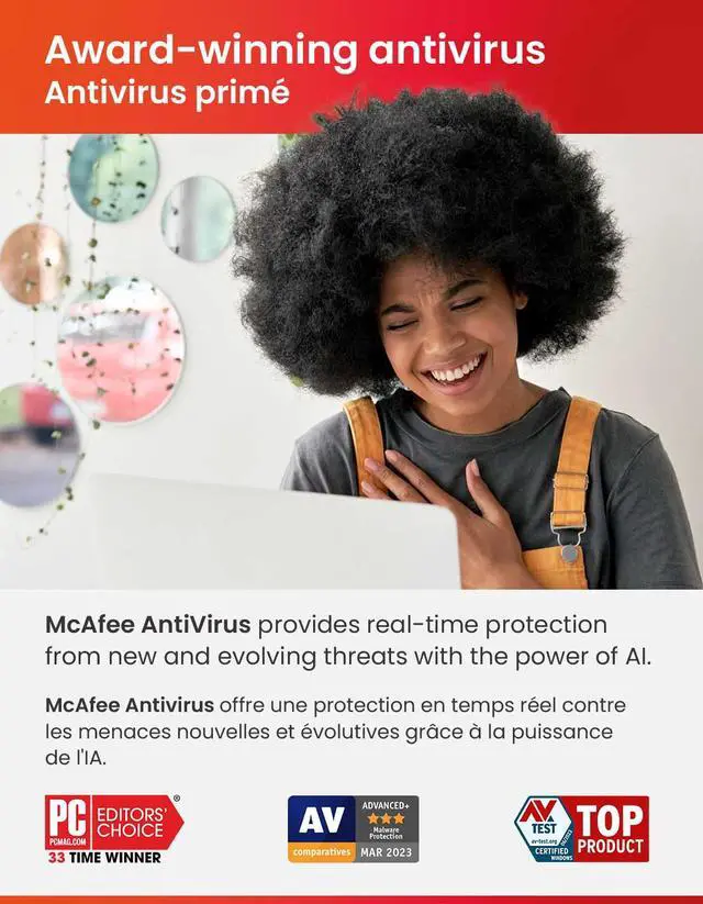 Alt view image 3 of 6 - McAfee AntiVirus 1-PC - 1 Year Subscription [Digital Code]