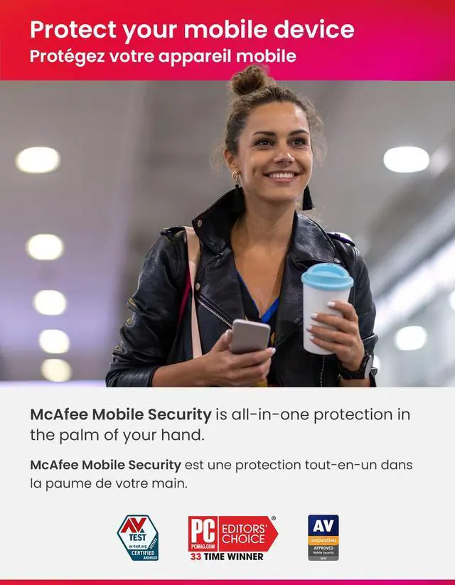 Alt view image 2 of 6 - McAfee Mobile Security (Android/iOS) - 1 Year Subscription [Digital Code]