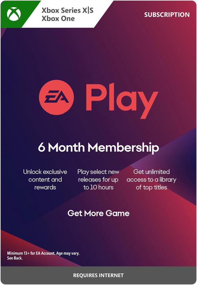 EA Play 6 Month Subscription Xbox Series X
