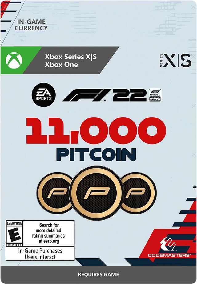 F1 22 11000 Pitcoins Xbox One, Xbox Series X (Digital Download)