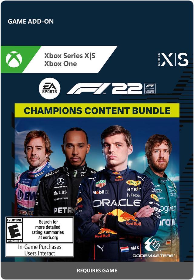 Buy F1 22: Champions Content Bundle Xbox XBOX DIGITAL 