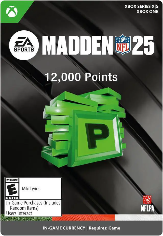 Main image of Madden NFL 25: 12000 Madden Points Xbox Series X|S, Xbox One [Digital Code]