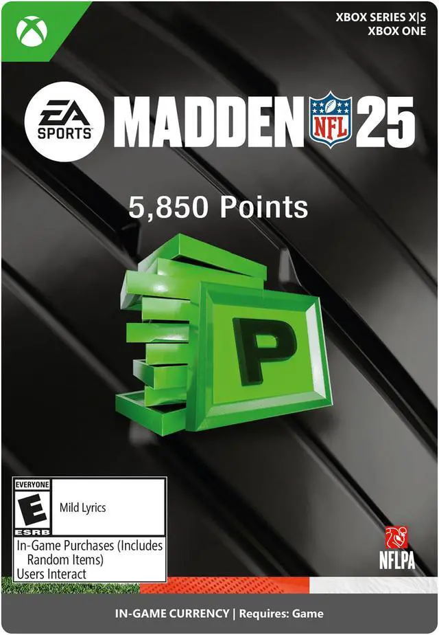 Main image of Madden NFL 25: 5850 Madden Points Xbox Series X|S, Xbox One [Digital Code]