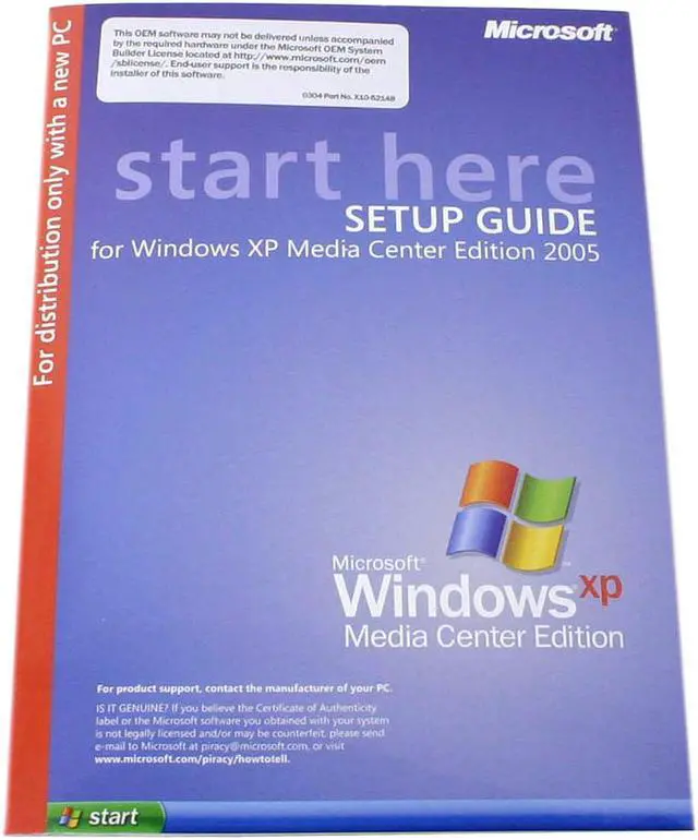Alt view image 3 of 3 - Microsoft Windows XP Media Center 2005 Single Pack - OEM