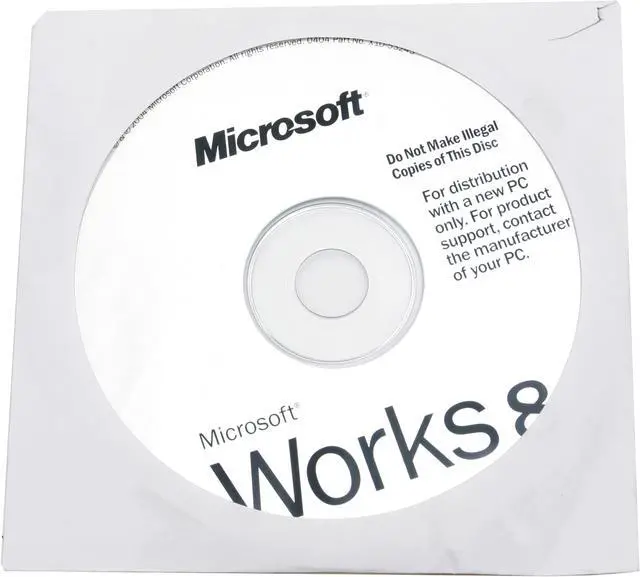 Main image of Microsoft Works 8.0 - OEM
