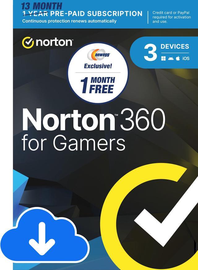 Norton 360 for Gamers  PC Gamer Antivirus & Security