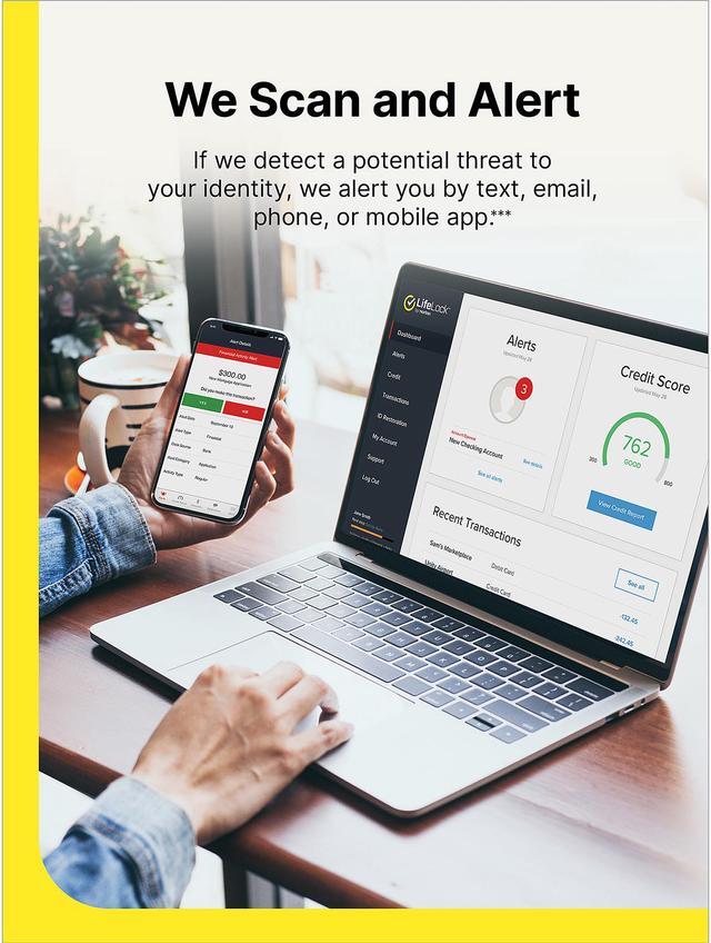 Alt view image 4 of 6 - LifeLock Standard Identity Theft Protection, Individual Plan, 1 Year Subscription with Auto-Renewal [Download]